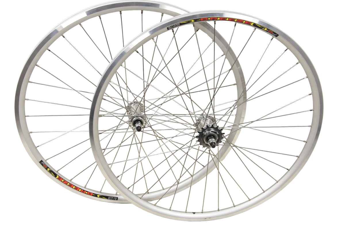 PAIR 26x1.75 (559 - 18) RIM FLIP FLOP FIXIE BIKE WHEELS SEALED HUBS-MT