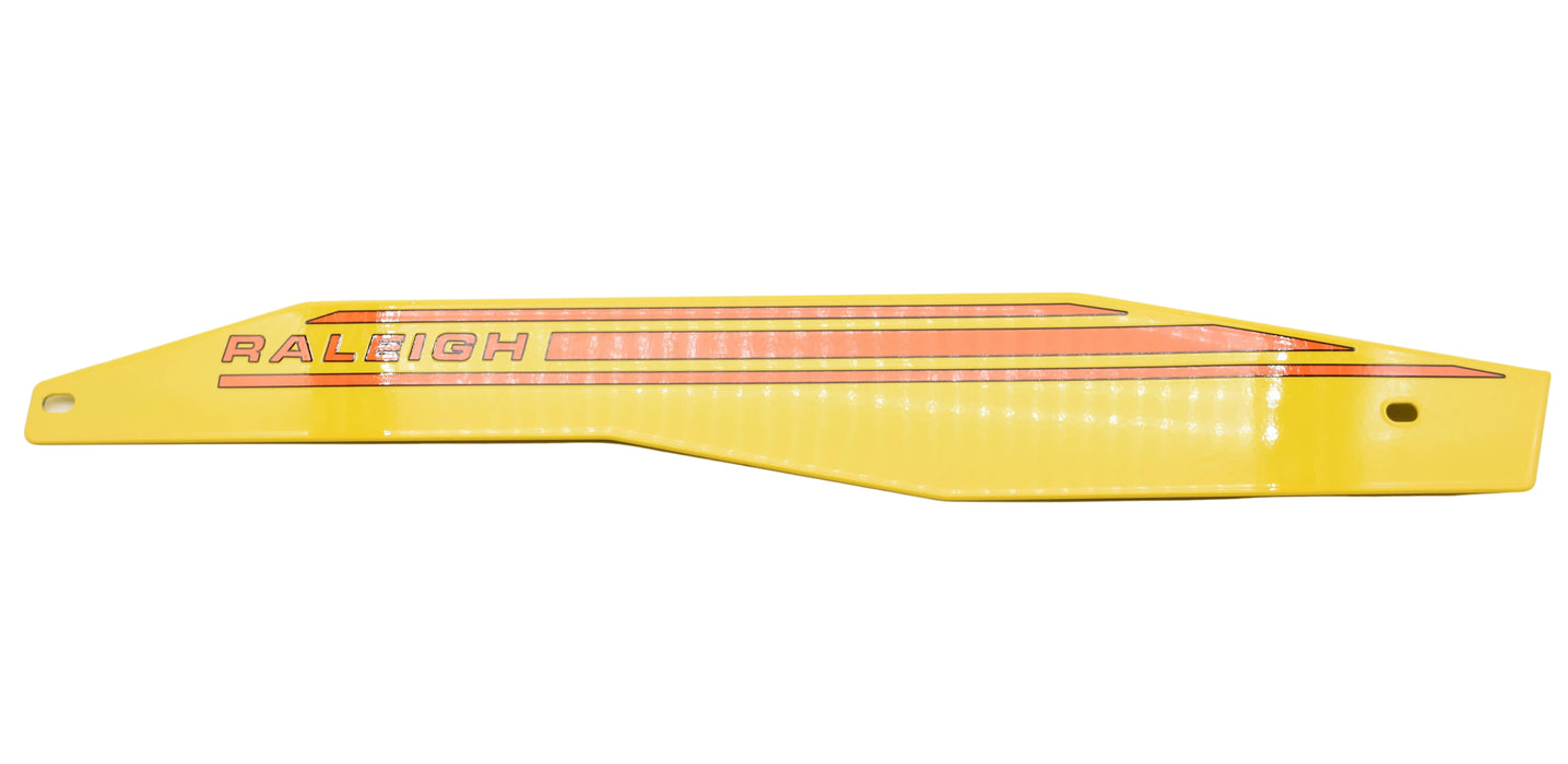 RALEIGH CHOPPER MK4 CHAINGUARD LEMON YELLOW WITH ORANGE STRIPE RELAUNCH 2023