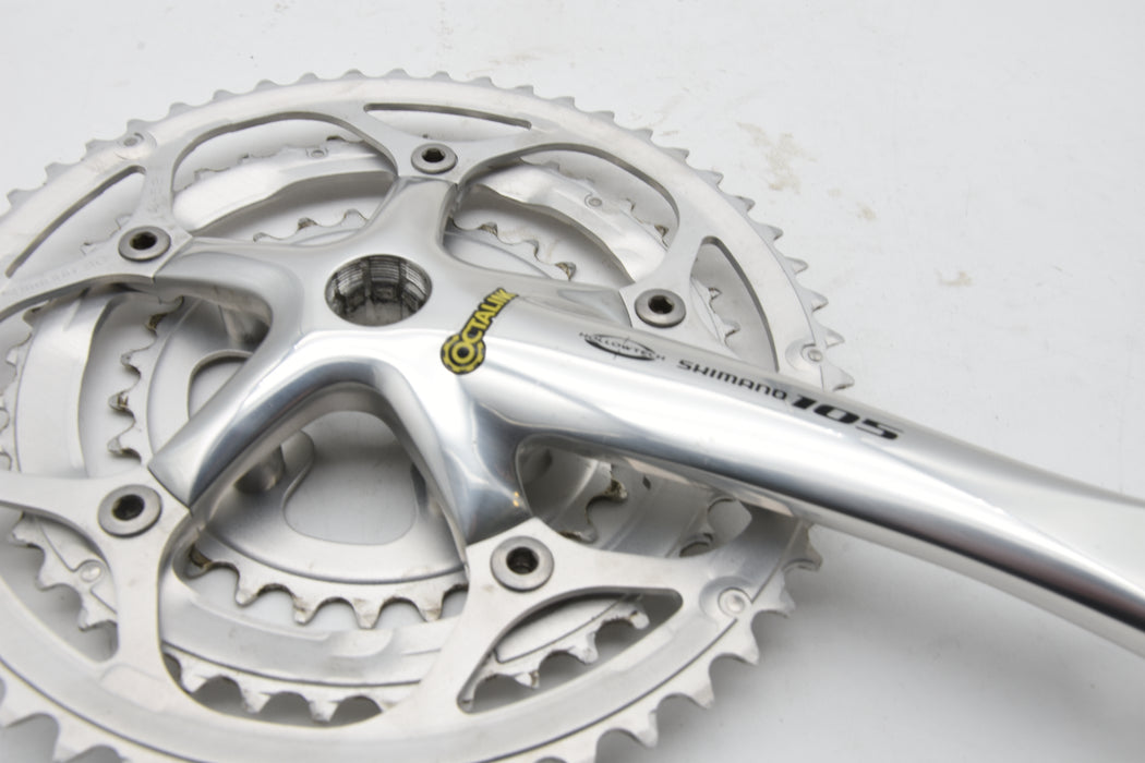 NOS Shimano 105 FC-1055 Crankset – 170mm, 52x42T – Square Taper JIS – Vintage