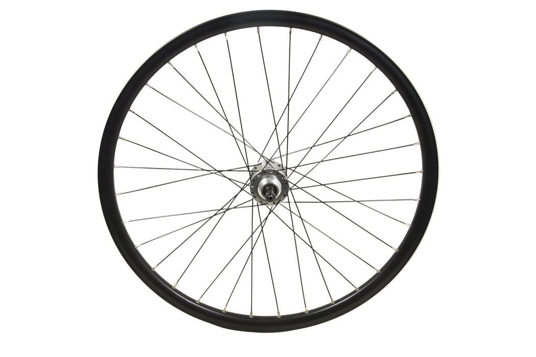 27.5" 650B REAR WHEEL DISC 6 7 SPEED SCREW ON FREEWHEEL HUB MTB BIKE BLACK 584 - 21 RIM