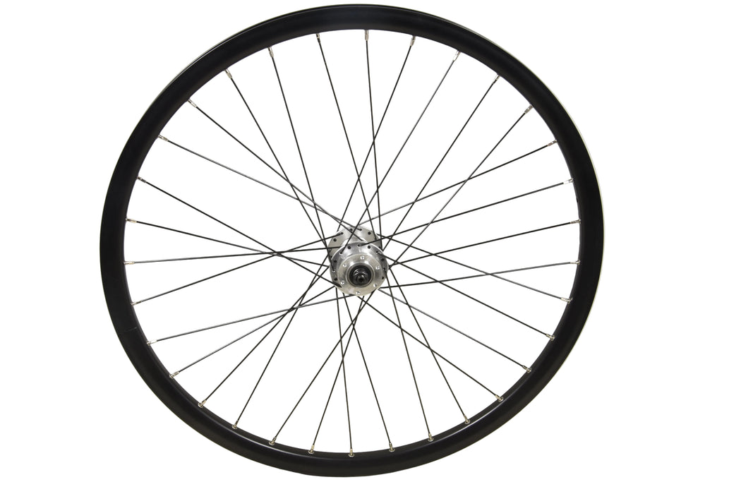 27.5" 650B Q/R DISC QUICK RELEASE FRONT WHEEL MTB BIKE BLACK 584 - 21 RIM SEALED BEARING
