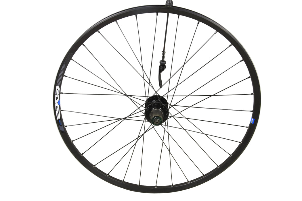 27.5” 584 x17 650B 8-9-10 CASSETTE REAR MTB DISC WHEEL RYDE EDGE DUAL WALL RIM BLACK SEALED BEARING