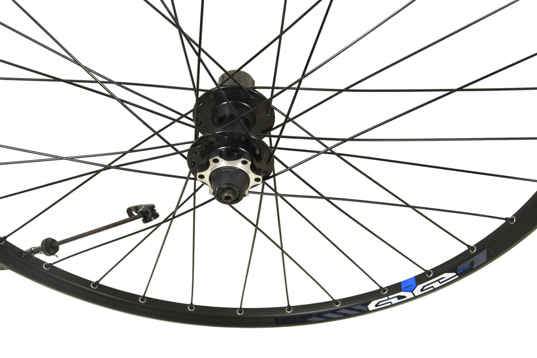 27.5” 584 x17 650B 8-9-10 CASSETTE REAR MTB DISC WHEEL RYDE EDGE DUAL WALL RIM BLACK SEALED BEARING