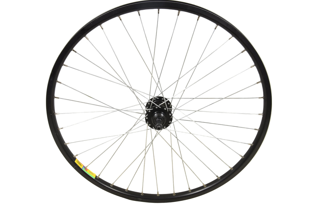 26" 559 x17 REAR MTB Q/R DISC WHEEL DUAL WALL RIM 6,7,8 MULTI SPEED FREEWHEEL