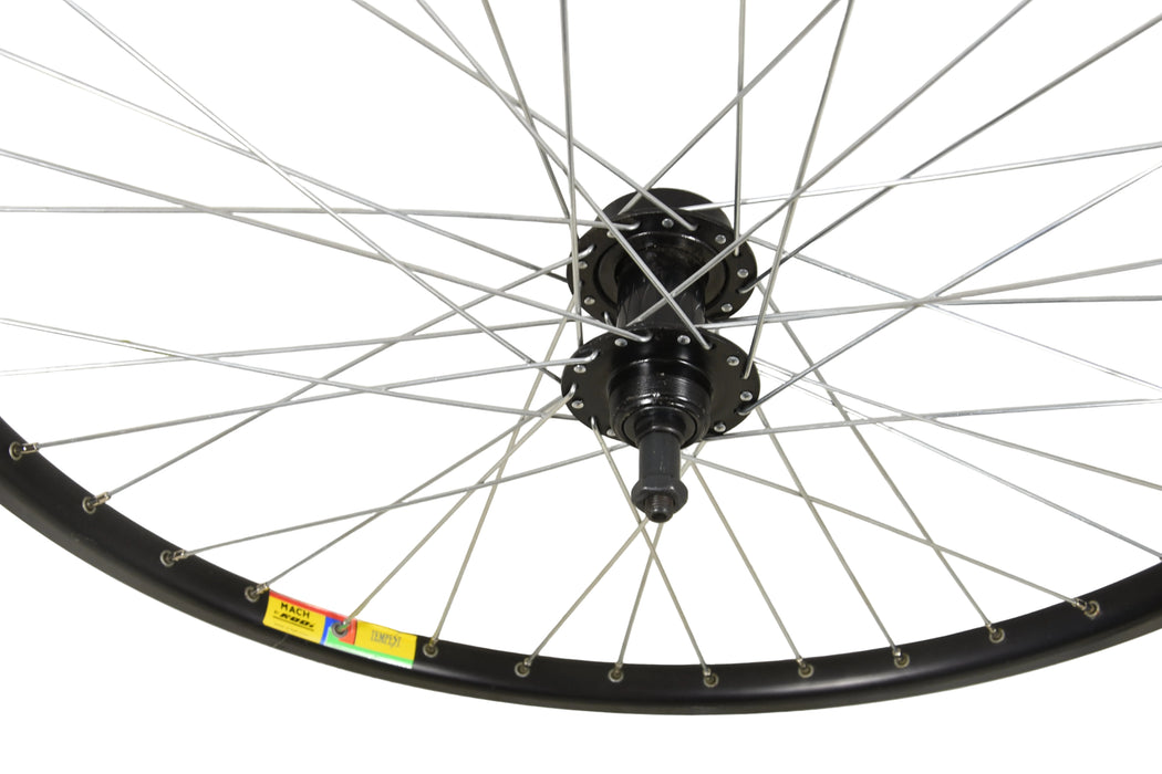 26" 559 x17 REAR MTB Q/R DISC WHEEL DUAL WALL RIM 6,7,8 MULTI SPEED FREEWHEEL