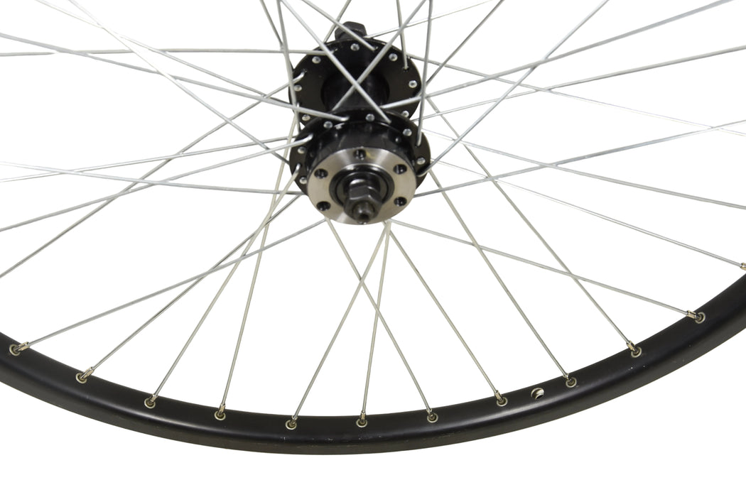 26" 559 x17 REAR MTB Q/R DISC WHEEL DUAL WALL RIM 6,7,8 MULTI SPEED FREEWHEEL