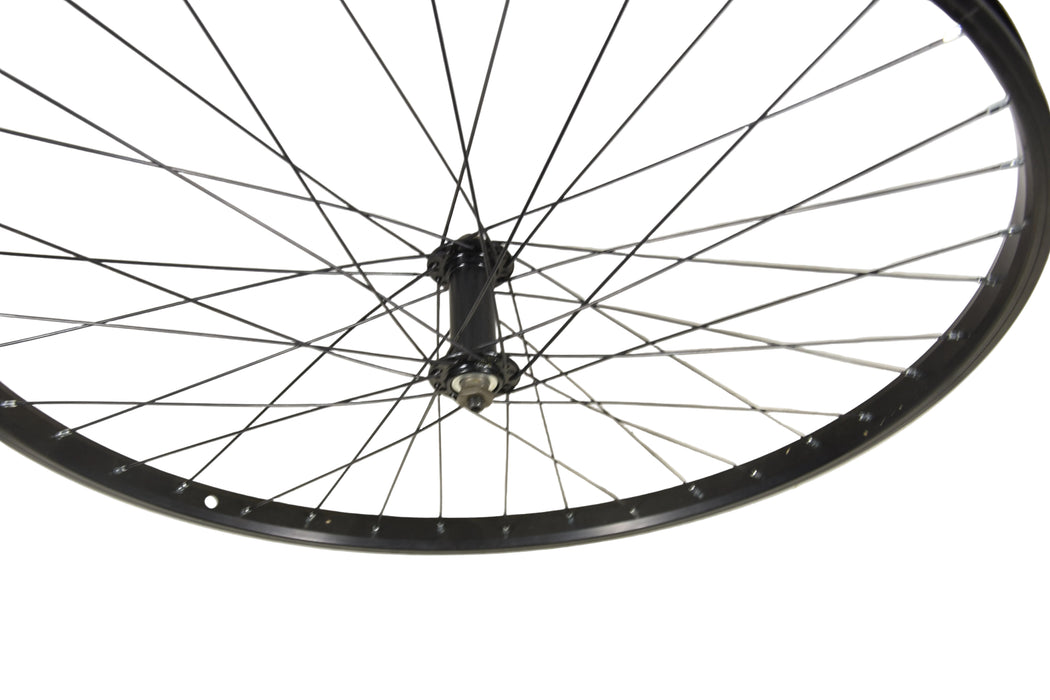LOW COST 26”  ATB MTB FRONT WHEEL (559 x 21 ) BLACK QUICK RELEASE AXLE RIM BRAKE