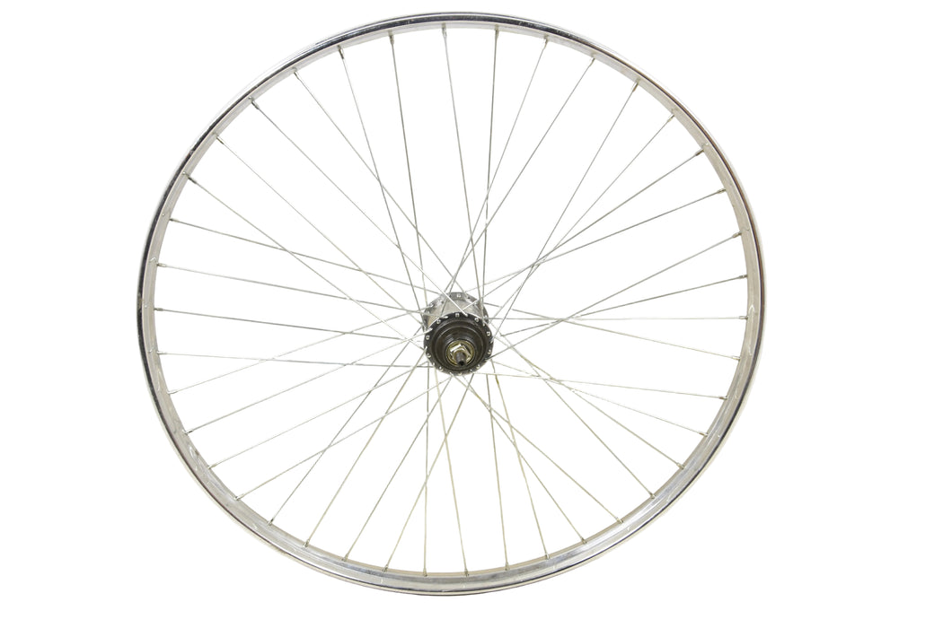 28 x 1 1/2 3 SPEED SA REAR WHEEL ROADSTER BIKE WESTWOOD CHROME RIM ROD BRAKE