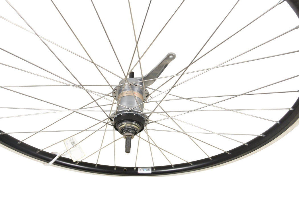 700c BLACK REAR WHEEL SHIMANO NEXUS SG-3C41 3 SPEED COASTER HUB BACK PEDAL BRAKE 622