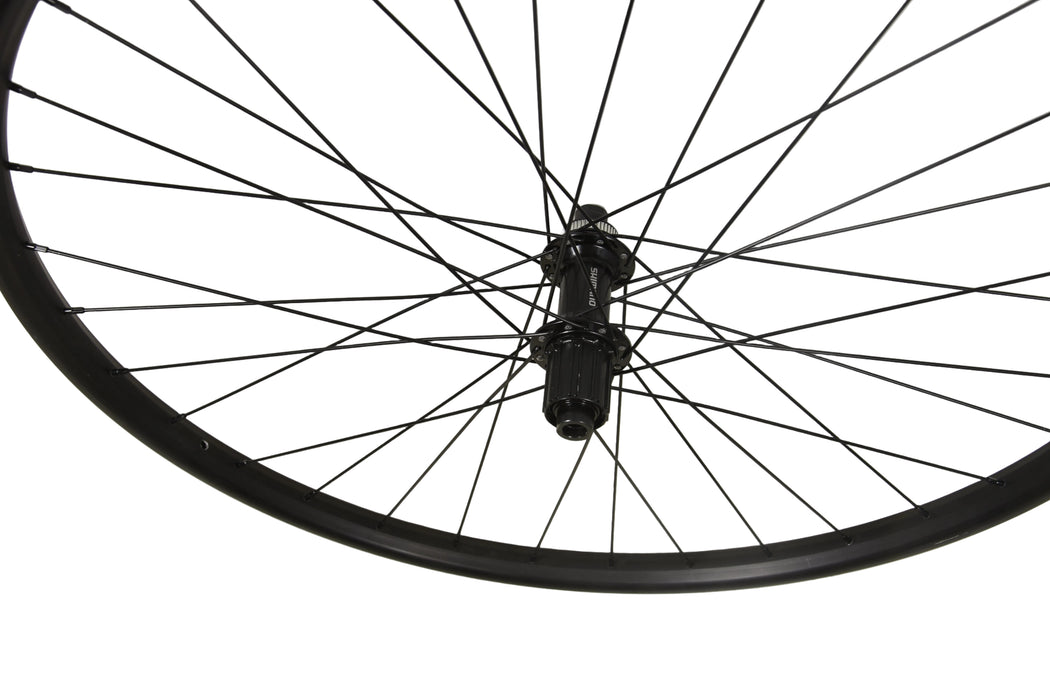 29er 29" Rear Wheel 12 x 148mm Thru Axle Shimano FH-MT400-B hub 622 - 25 Rim Black