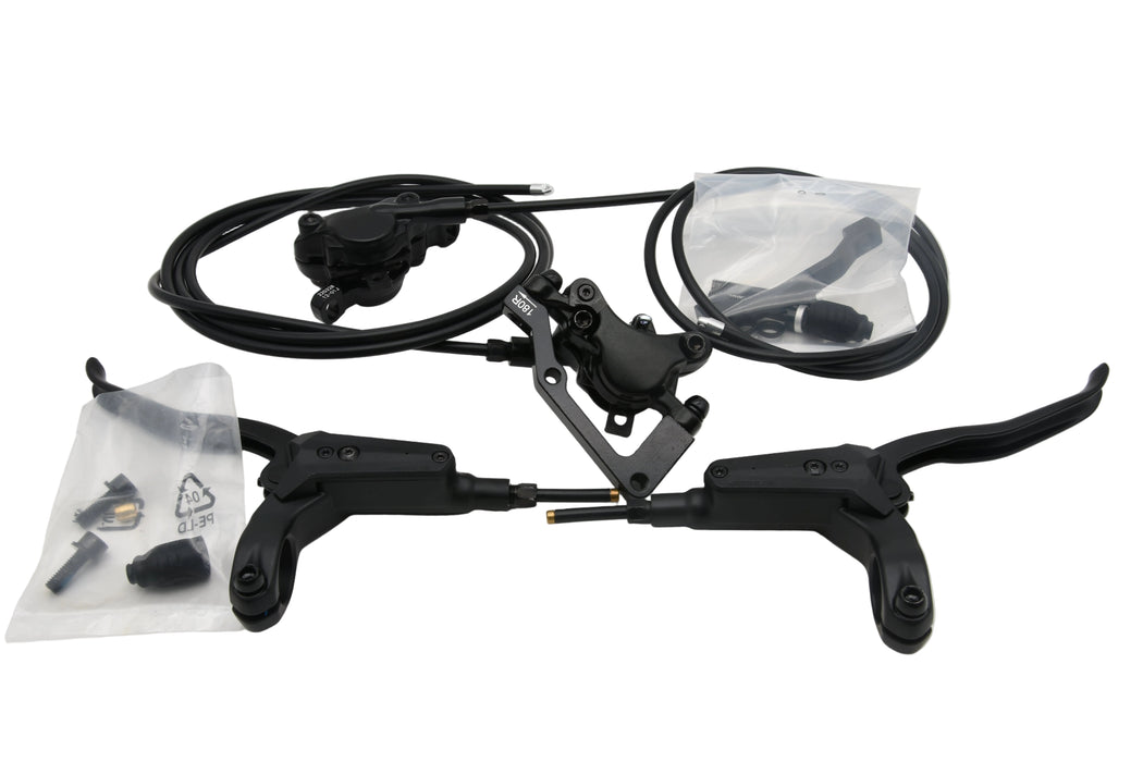 Y-2 HYDRAULIC DISC BRAKE SET 1100 - 1850mm CABLES J-TYPE KIT (Connect Lever) MINERAL OIL