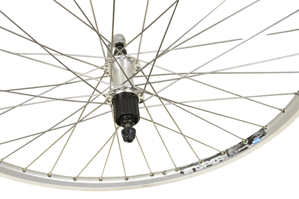 MTB REAR WHEEL 26x1.75 (559 – 18) SHIMANO FH-RM40 7 SPD CASSETTE FREEHUB ALLOY RIM
