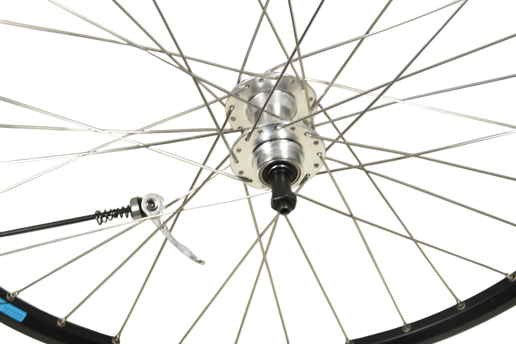26" 559 x 18 REAR MTB Q/R DISC WHEEL DUAL WALL RIM 6,7,8 MULTI SPEED SCREW ON FREEWHEEL