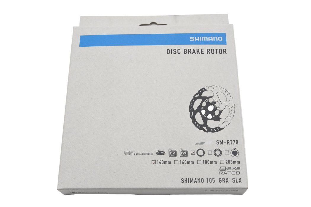 Shimano SLX SM-RT70 Centre Lock Disc Rotor 140mm Diameter + Lock Ring Center