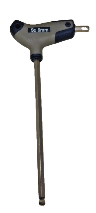 6mm Ball End T Handle Workshop Bike Tool / Double Ended Allen Key