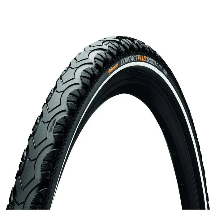 Continental Contact Plus Travel Tyre 700 x 42c (622 - 42) Reflective Stripe E25 28 x 1.6"