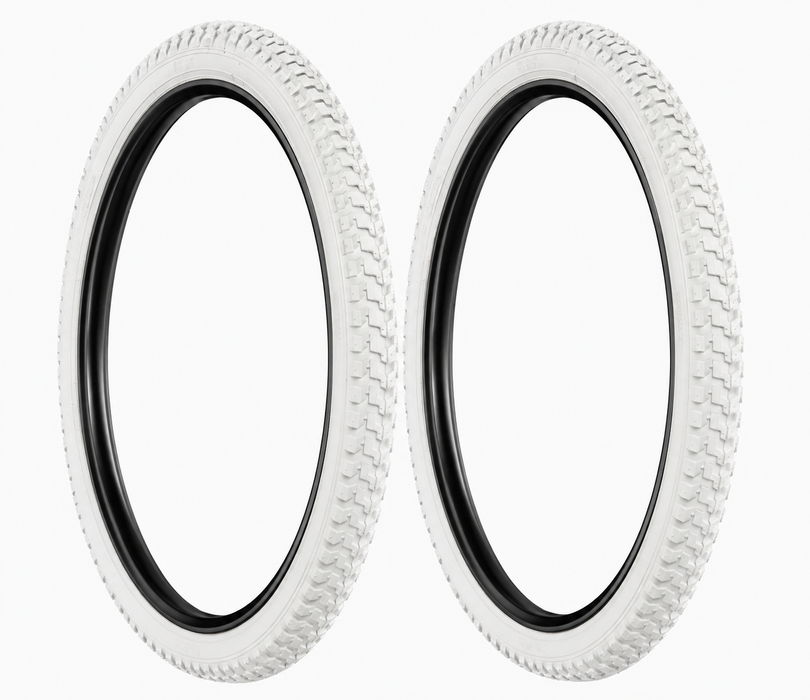 18 x 2.125 (57 - 355) Snakebelly White BMX 18" Bike Tyre Choose Tyres Or Tubes