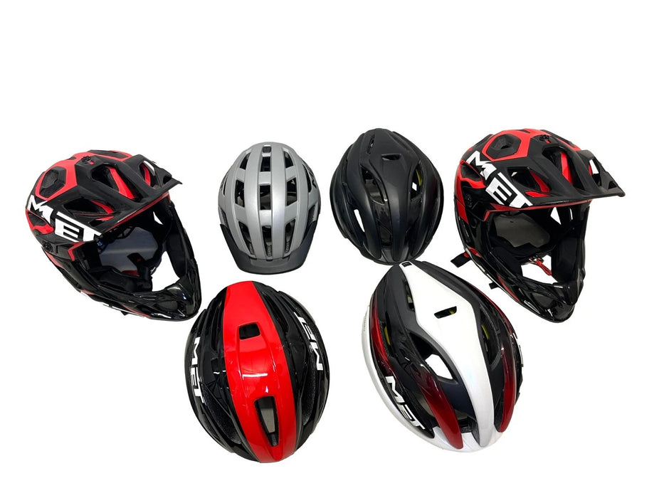 Job Lot Of 6 Various MET Helmets