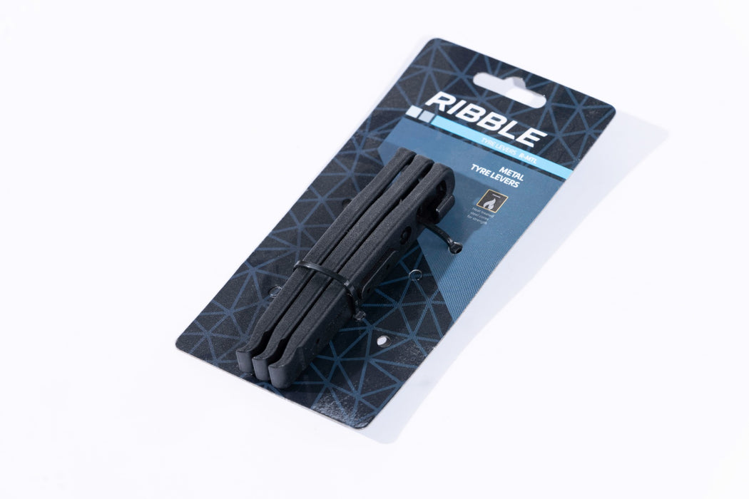 Ribble Metal Core Handy Bike Cycle Tyre Levers R-TL12 Black Pocket Size Black