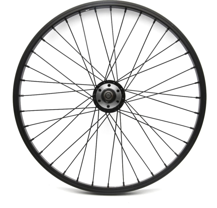 20x DISC BRAKE FRONT WHEEL BLACK RIM BMX KIDS BIKE