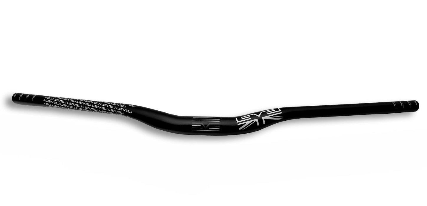 Wide 800mm LEVEL XV 35mm Centre Alloy MTB 25mm Rise Handlebars - Black + Graphic