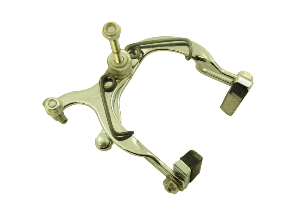 RKD 168 RALEIGH STIRRUP FRONT BRAKE CALIPER + “RAINCHECK” LEATHER BLOCKS