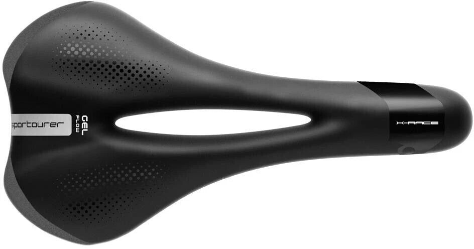 Sporttourer X-Race Gel Flow MTB Matt Black Unisex Adults Saddle