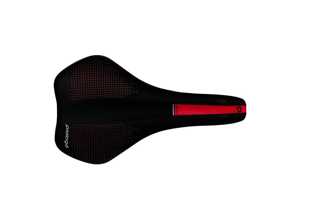 Prologo Akero Pro STN Racing, Road, Gravel Bike Black & Red Saddle