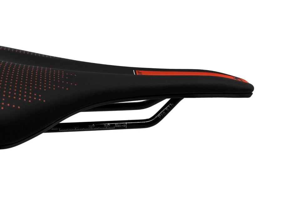 Prologo Akero Pro STN Racing, Road, Gravel Bike Black & Red Saddle