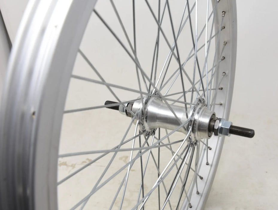 DIAMOND BACK 20 BMX FLIP FLOP 48 SPOKE REAR WHEEL SILVER 3 8 AXLE 9