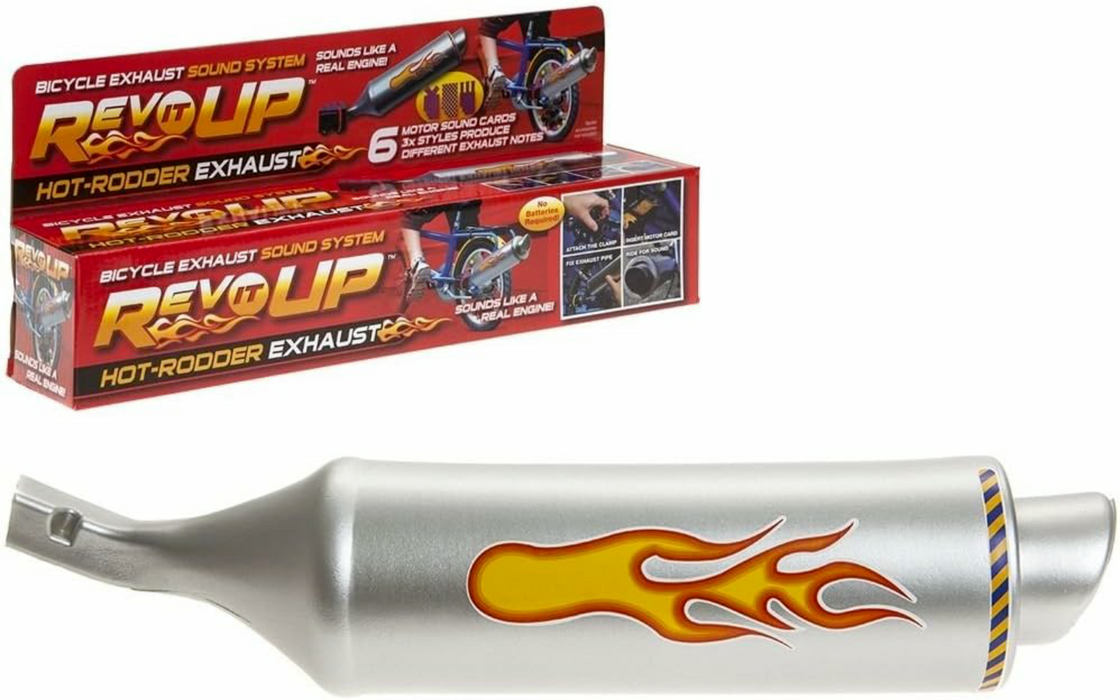 Rev It Up Bike Exhaust Pipe Fun Sound System Turbo Motorcycle Ideal Xmas Present