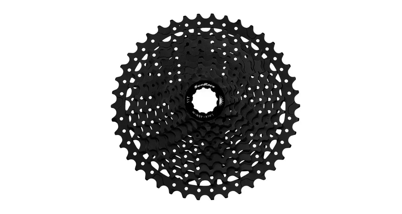 Wholesale Job Lot Box of 25 x  Sun Race MS2 11-42T 10 Speed MTB Cassettes - Black Shimano/Sram Compatible Sunrace