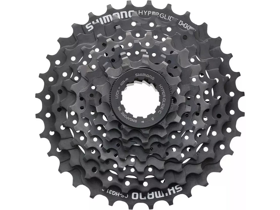 Wholesale Job Lot Box of 50 FIFTY x Shimano CS-HG31 8 Speed 11 - 32 Teeth Cassette - Black