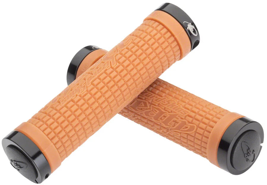 Wholesale job lot of 20 Twenty pairs Lizard Skins Peaty Dual Lock-On Handlebar Grips Gum Colour