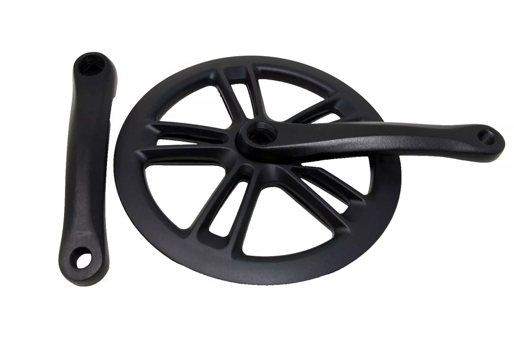 ALLOY 52 TEETH CHAINWHEEL SET 1 8 170mm CRANK FOLDER FIXIE BIKE SINGLE SPEED CHAIN