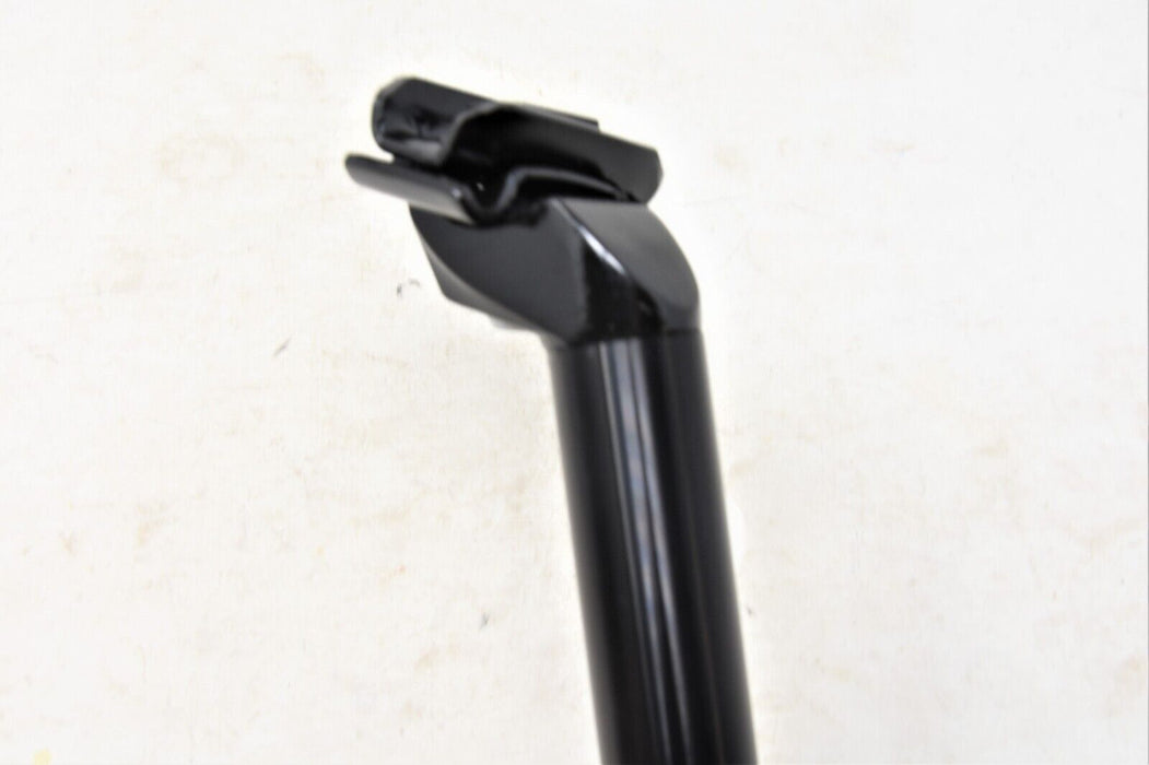 Zoom 27.2mm Alloy Short Bike Saddle Seat Post 10" 250mm Micro Adjust Black