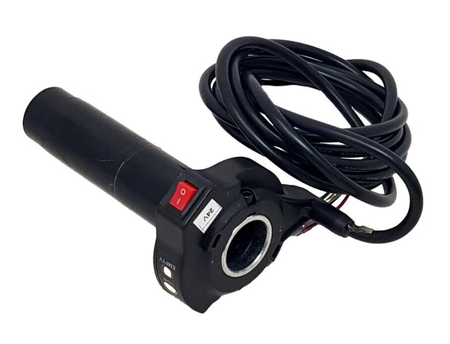 E Bike 24v Right Hand ED-2 Speed Throttle Twist Lever With Cable / Without Grip