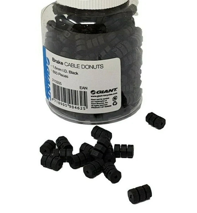 600 MTB Bike Brake Cable Donuts O Rings 1.6mm Mechanics Wholesale Lot Black