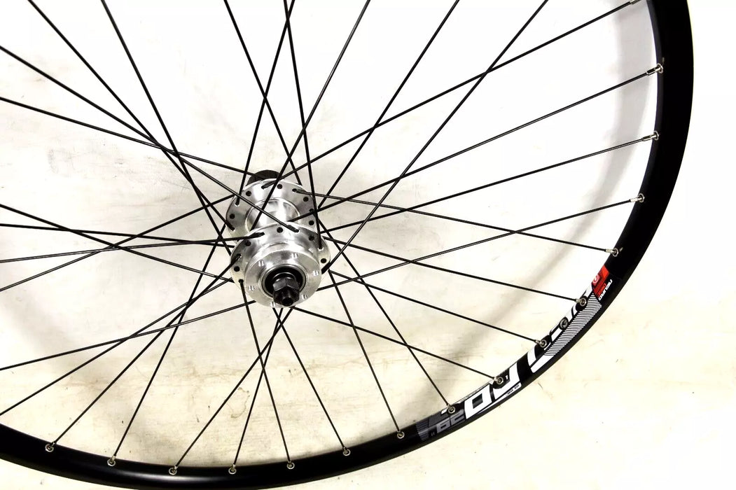 29ER 700c (622 x19) 8-9-10 CASSETTE XC MTB REAR WHEEL NEUTRO RIM, DISC HUB, BLACK