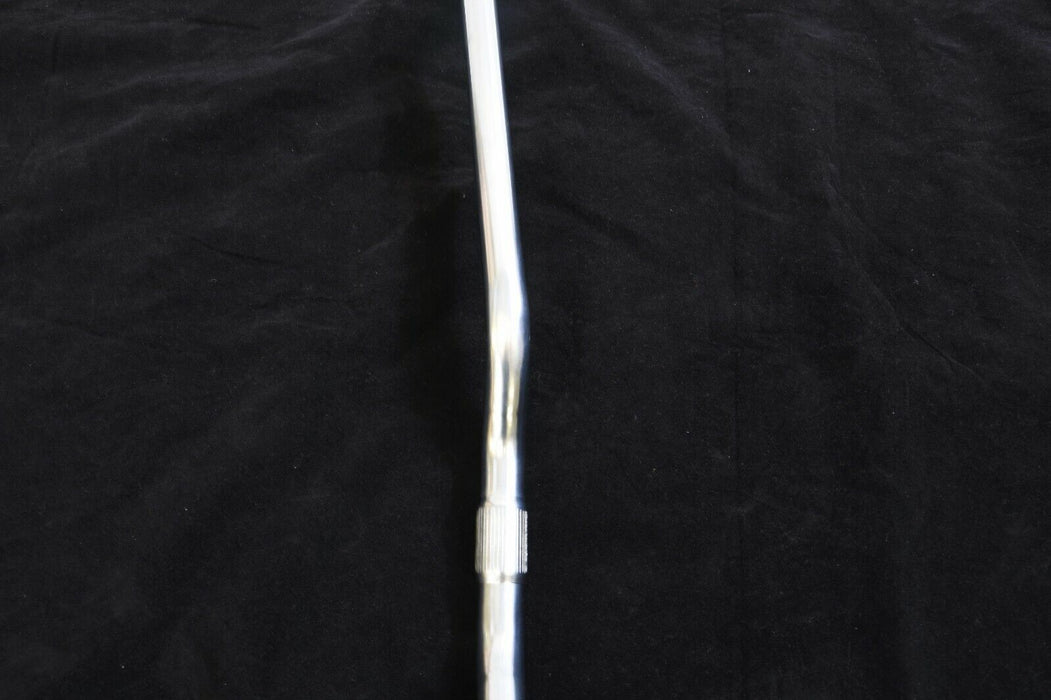 WIDE LOW RISE 650mm SATIN SILVER MTB BIKE HANDLEBARS 30mm RISE 25.4mm CENTRE BAR