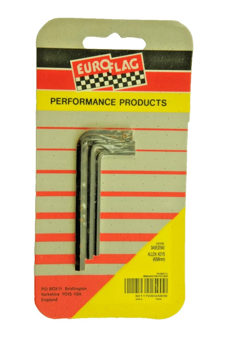 Treble Set Of Allen Keys 4/5/6mm Great Tools For Bike Mechanics & Home Use DIY