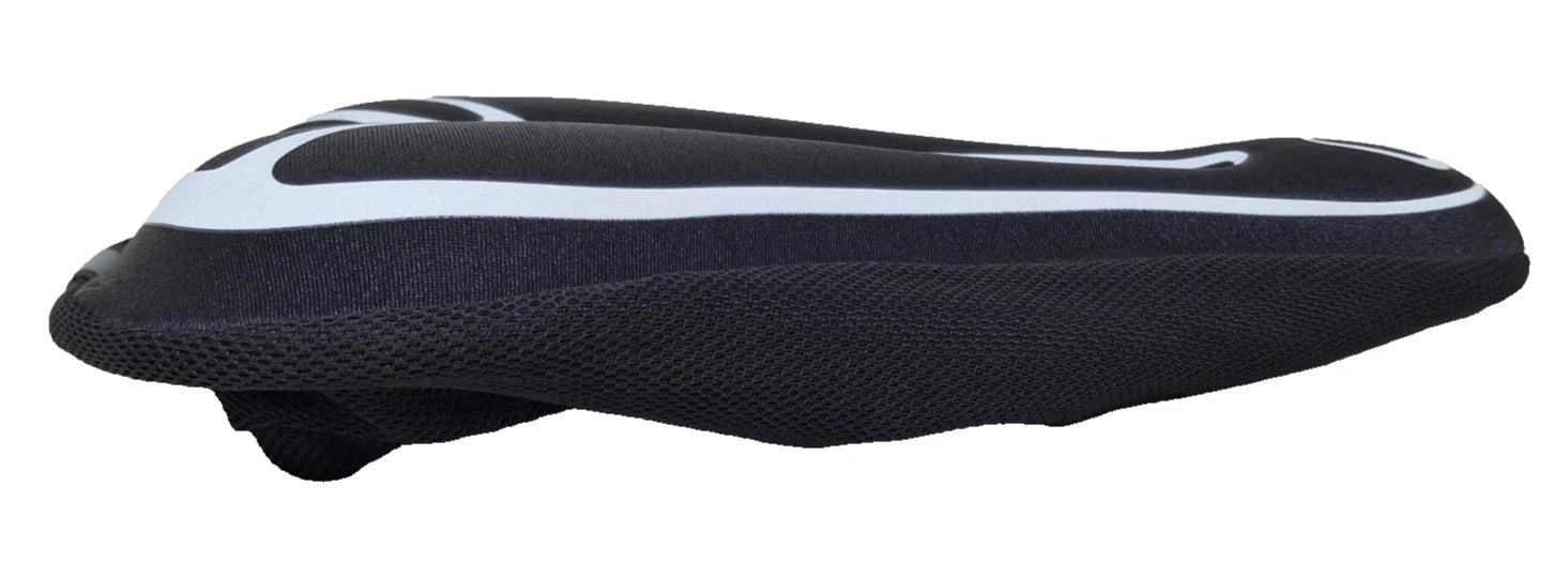 Mens High Density Gel Bike Seat Cover Padded Soft Saddle Cover - 290mm x 210mm