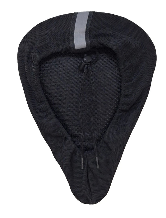 Mens High Density Gel Bike Seat Cover Padded Soft Saddle Cover - 290mm x 210mm