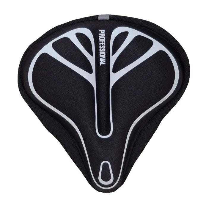 Ladies High Density Gel Bike Seat Cover Padded Soft Saddle Cover - 260mm x 250mm