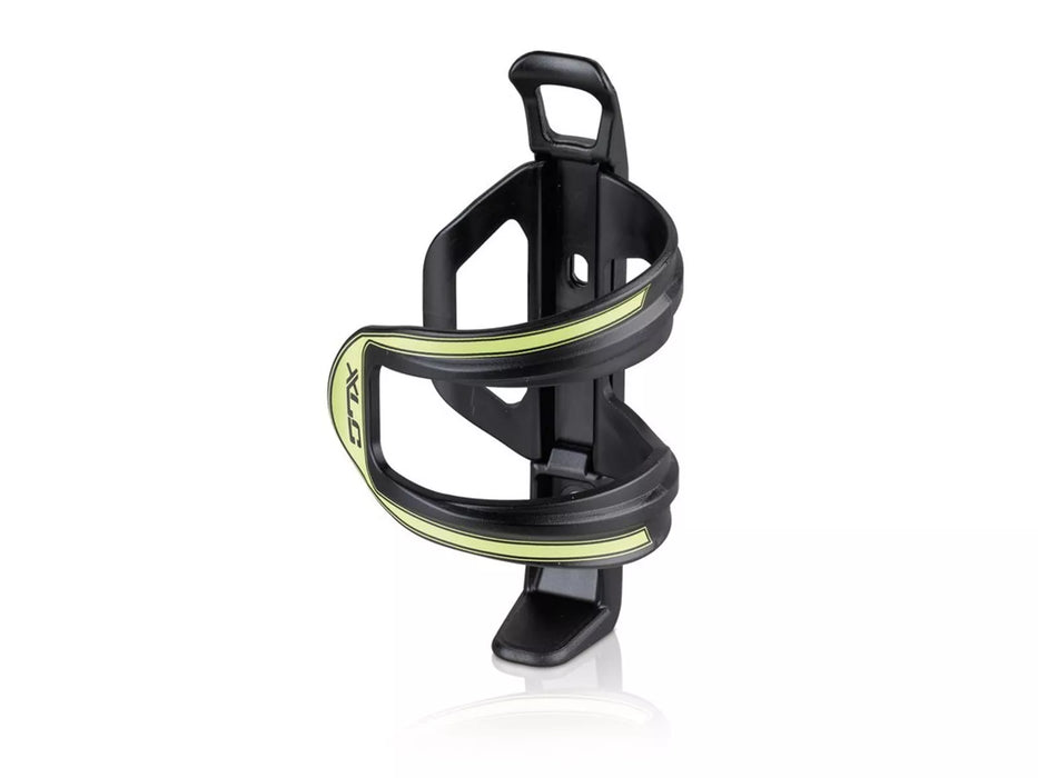 XLC Side Access Bike Drink Bottle Holder Cage Standard Size - Black Green