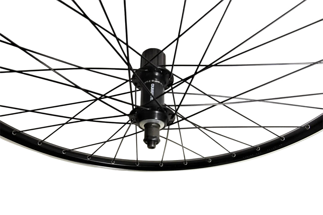 26” MTB 559 x19 RIM REAR 8-9 SPEED SHIMANO FH-RM30 8/9/10 CASSETTE HUB WHEEL DOUBLE WALL BLACK