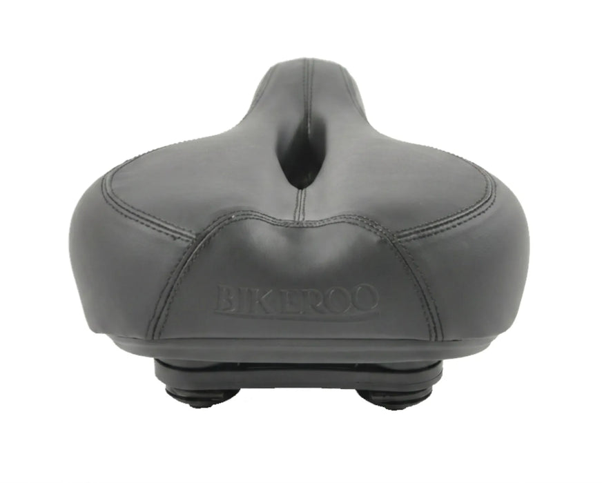 Adult Unisex Bike Saddle Well Padded Comfort Seat 270 x 200mm Sprung + Cover