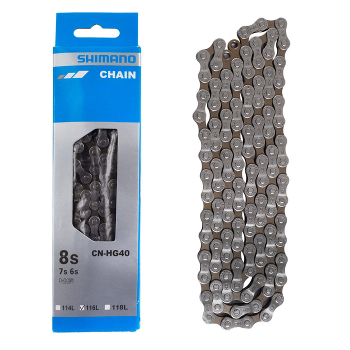 Shimano CN-HG40 Chain HG | 6/7/8 speed | with Quick Link - 116 Links (58")