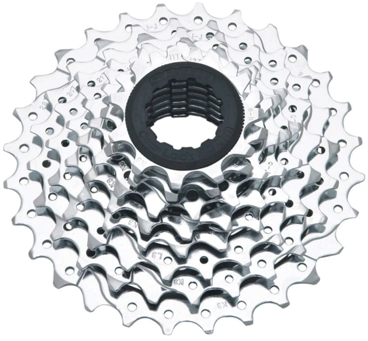 SRAM PG850 8 Speed Freehub Cassette 12 - 26 Teeth Silver Suit Road Bike