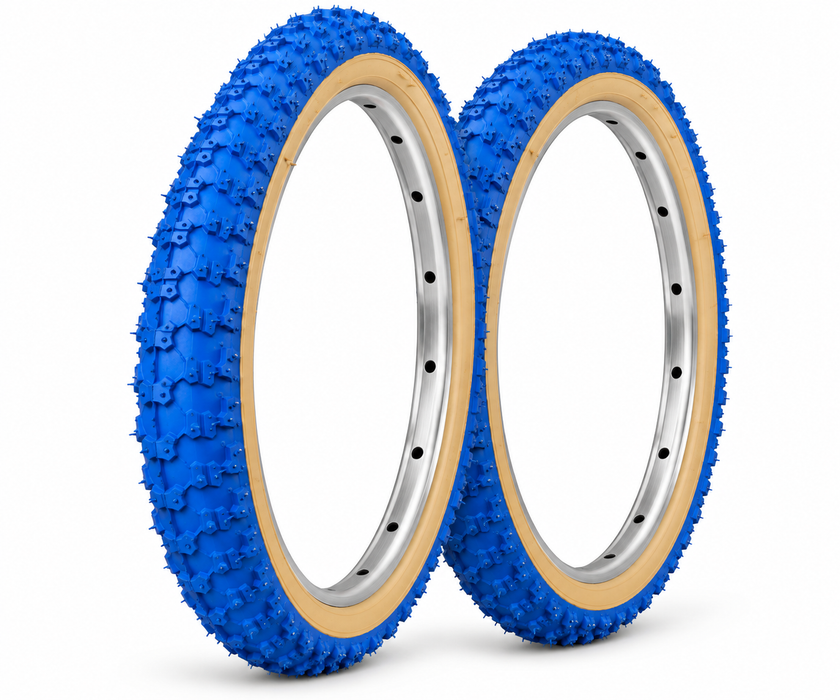 16" Blue Amberwall Comp 3 Style 16 x 1.75 (47-305) BMX Bike Tyre Suit Mini Burner